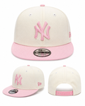 New York Yankees Cream & Pink 9FIFTY Snapback