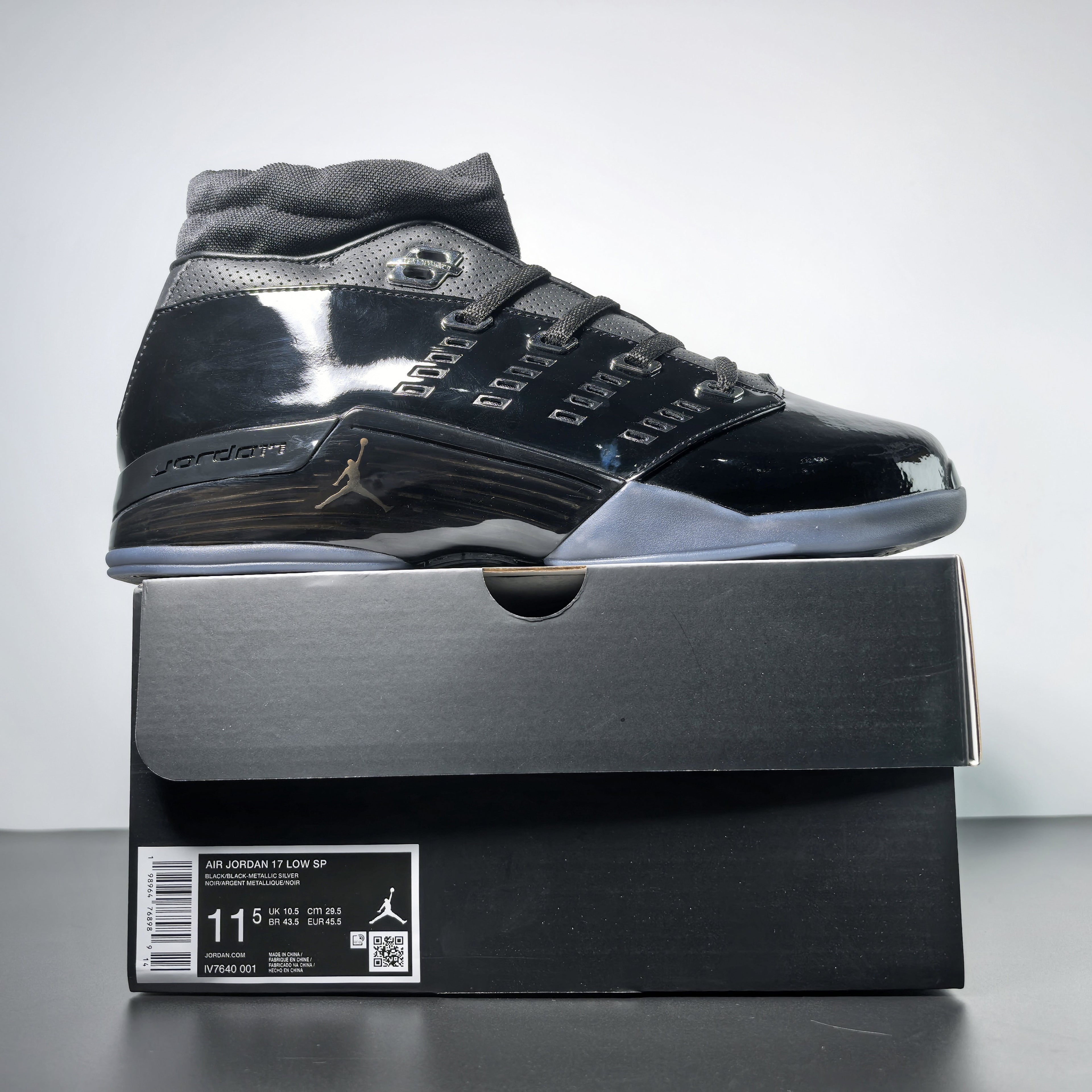 Air Jordan 17 Low SP Black Patent