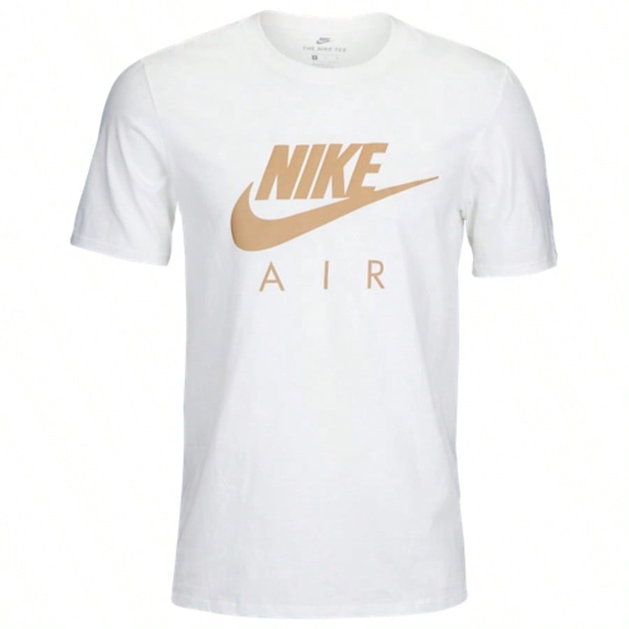 Men's Nike Air Reflective T-Shirt White Gold 749528-013