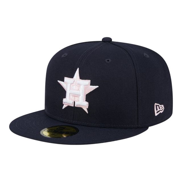 New Era Houston Astros Mother's Day 2024 On Field Pink UV 59FIFTY Fitted Hat