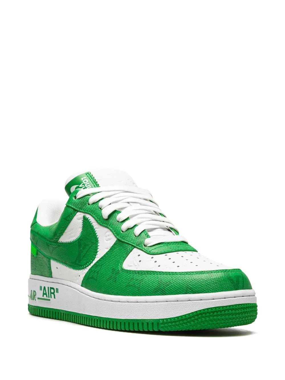 Men's Nike x Louis Vuitton Air Force 1 Low "Virgil Abloh White Green" Sneakers