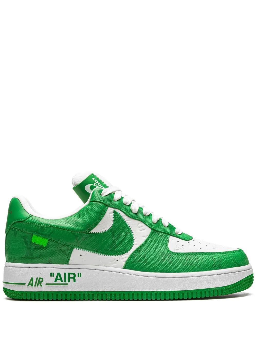 Men's Nike x Louis Vuitton Air Force 1 Low "Virgil Abloh White Green" Sneakers