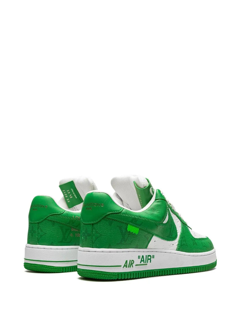 Men's Nike x Louis Vuitton Air Force 1 Low "Virgil Abloh White Green" Sneakers