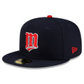 New Era Minnesota Twins Navy Turn Back the Clock 59FIFTY Fitted Hat