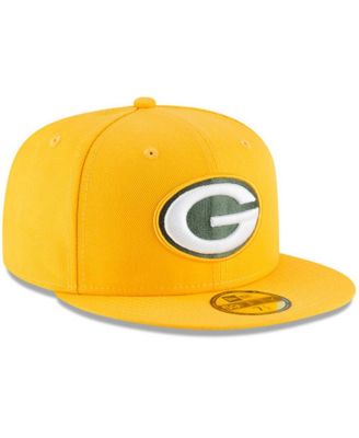 Men's New Era Green Bay Packers Omaha 59FIFTY Hat Gold