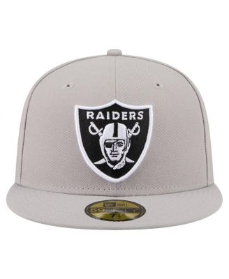 New Era Las Vegas Raiders 59FIFTY Fitted Hat Gray