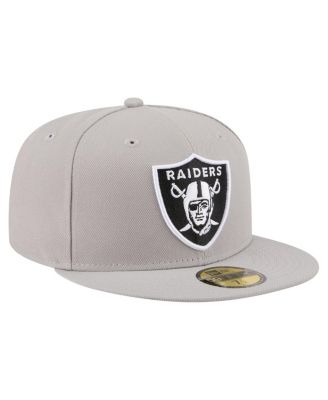 New Era Las Vegas Raiders 59FIFTY Fitted Hat Gray