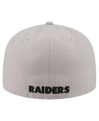 New Era Las Vegas Raiders 59FIFTY Fitted Hat Gray