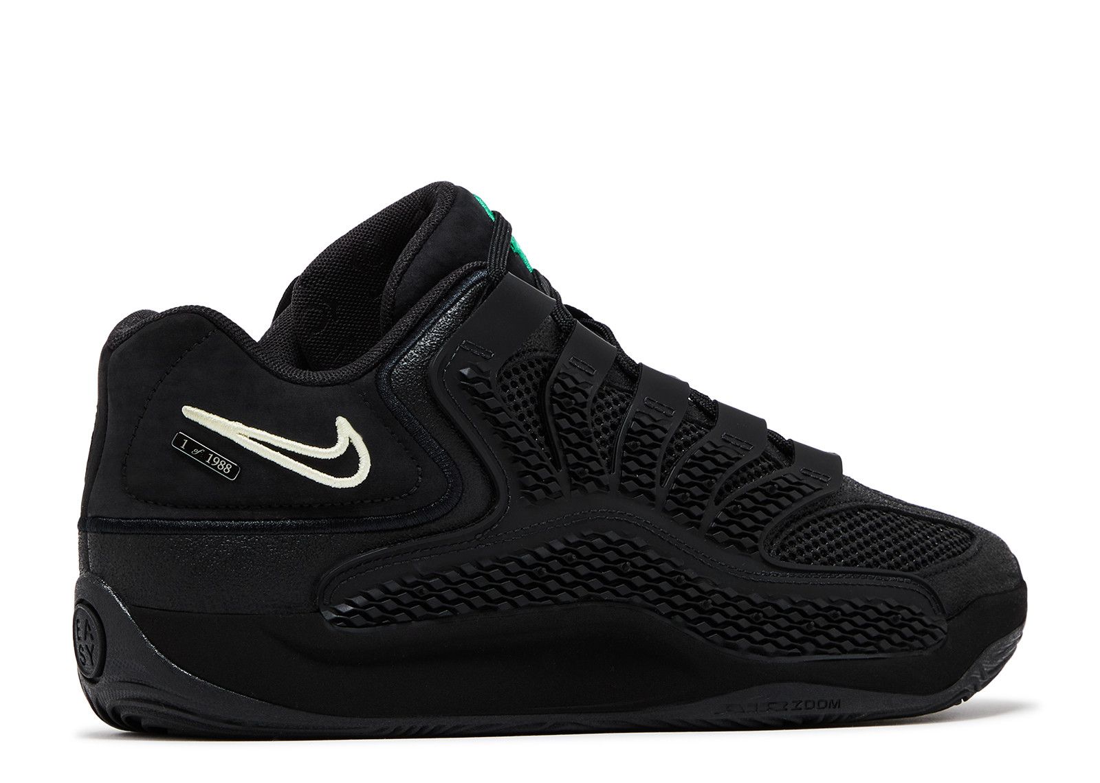 Men's Nike KD 18 'Black Label Pack' Sneakers Black/Black/Coconut Milk