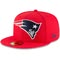 Men's New England Patriots New Era Red 59FIFTY Fitted Hat