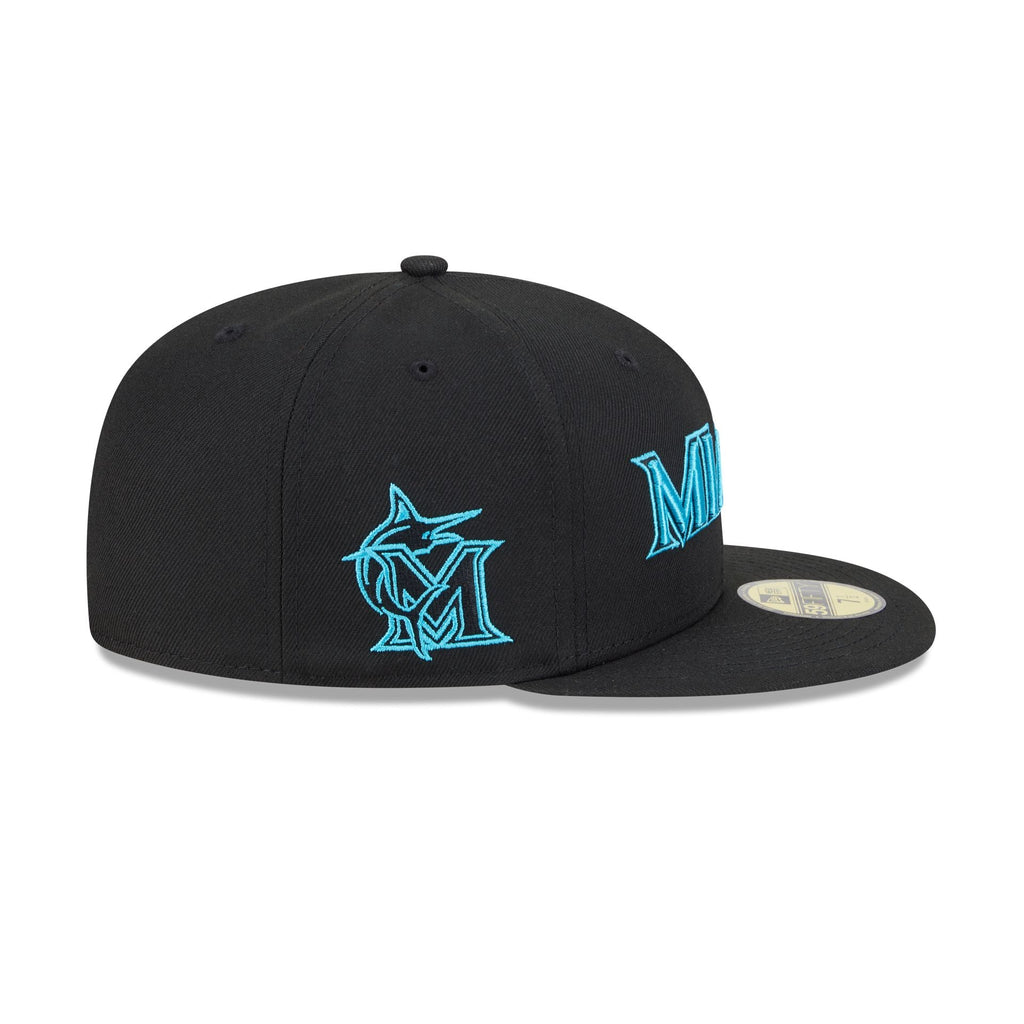 Men's New Era Miami Marlins City Connect Alt 59FIFTY Fitted Hat
