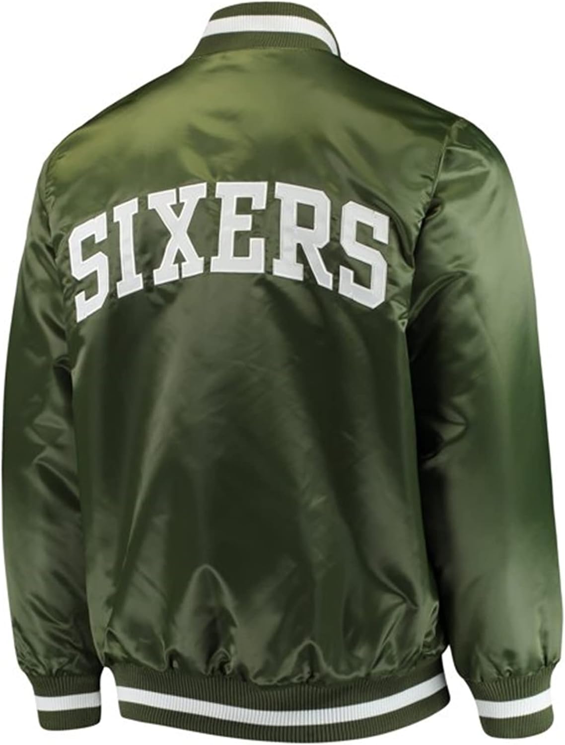 STARTER Mens Varsity Jacket, Green, (Regular)