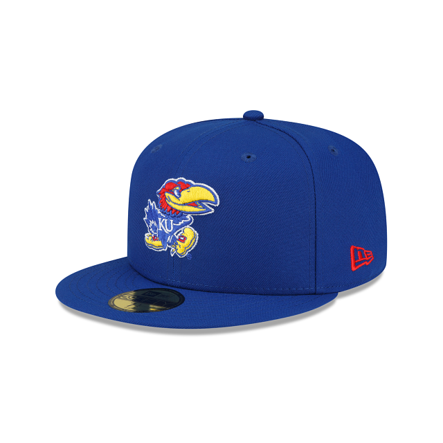 New Era Kansas Jayhawks 59FIFTY Fitted Hat Gray Black