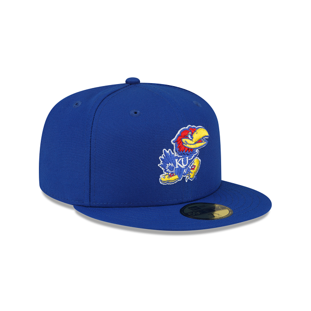 New Era Kansas Jayhawks 59FIFTY Fitted Hat Gray Black