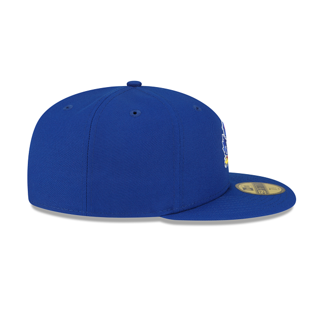 New Era Kansas Jayhawks 59FIFTY Fitted Hat Gray Black