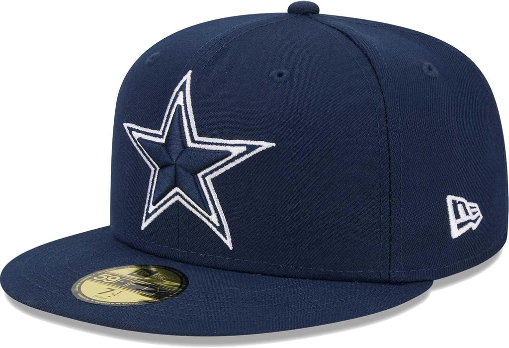 New Era Men's Navy Dallas Cowboys Main 59FIFTY Fitted Hat
