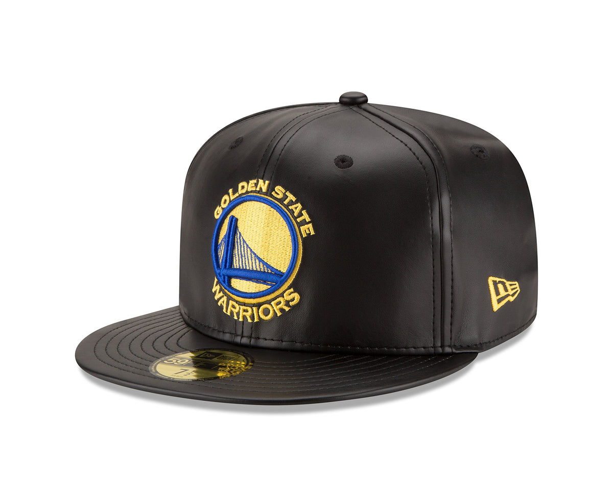 New Era NBA Men's Faux Leather 59FIFTY Fitted Cap