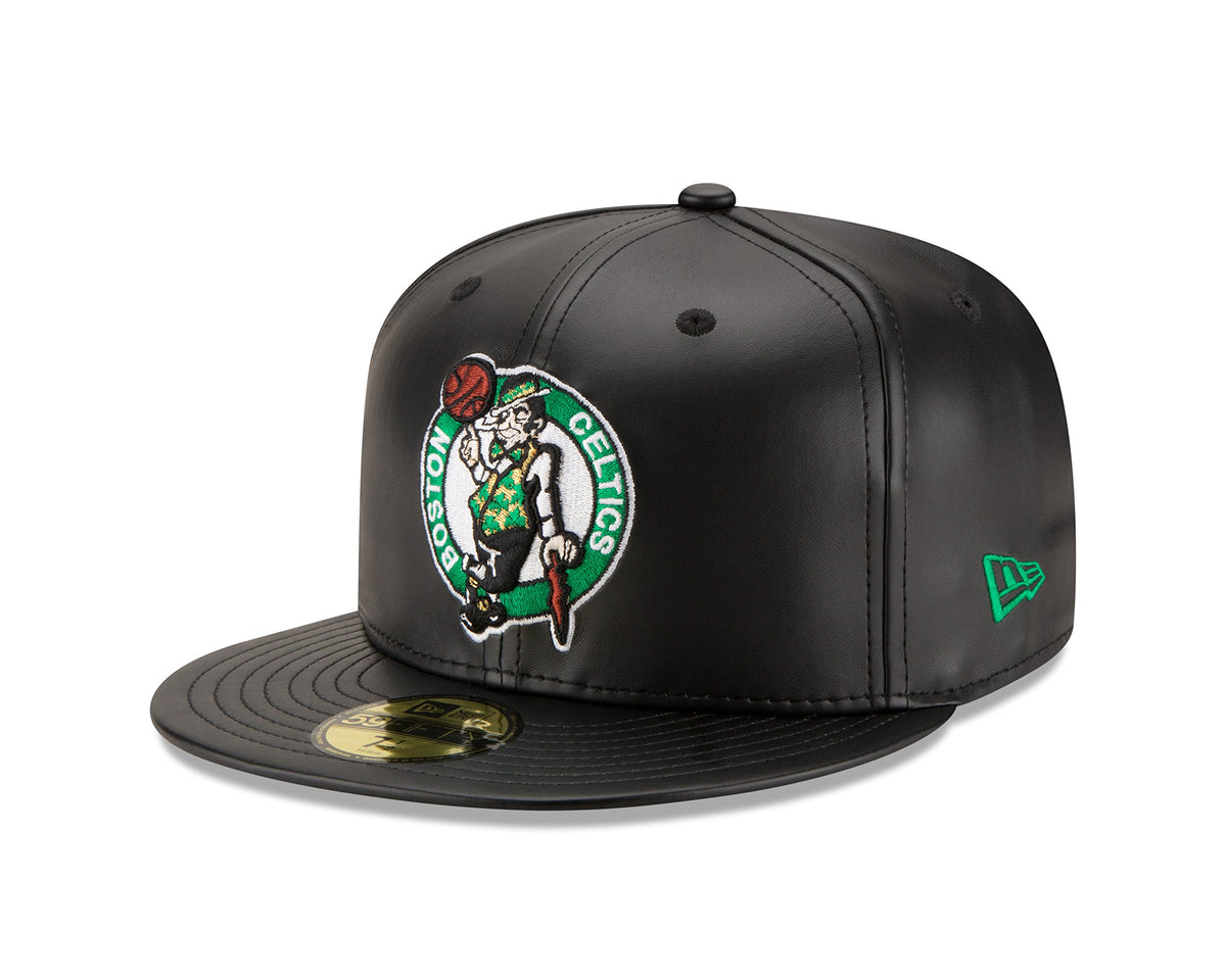 New Era NBA Men's Faux Leather 59FIFTY Fitted Cap