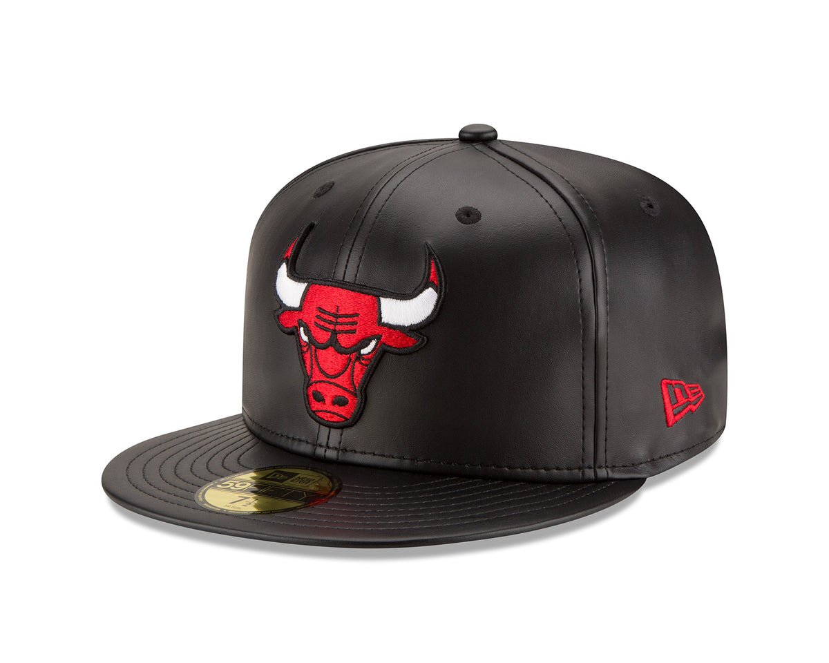 New Era NBA Men's Faux Leather 59FIFTY Fitted Cap