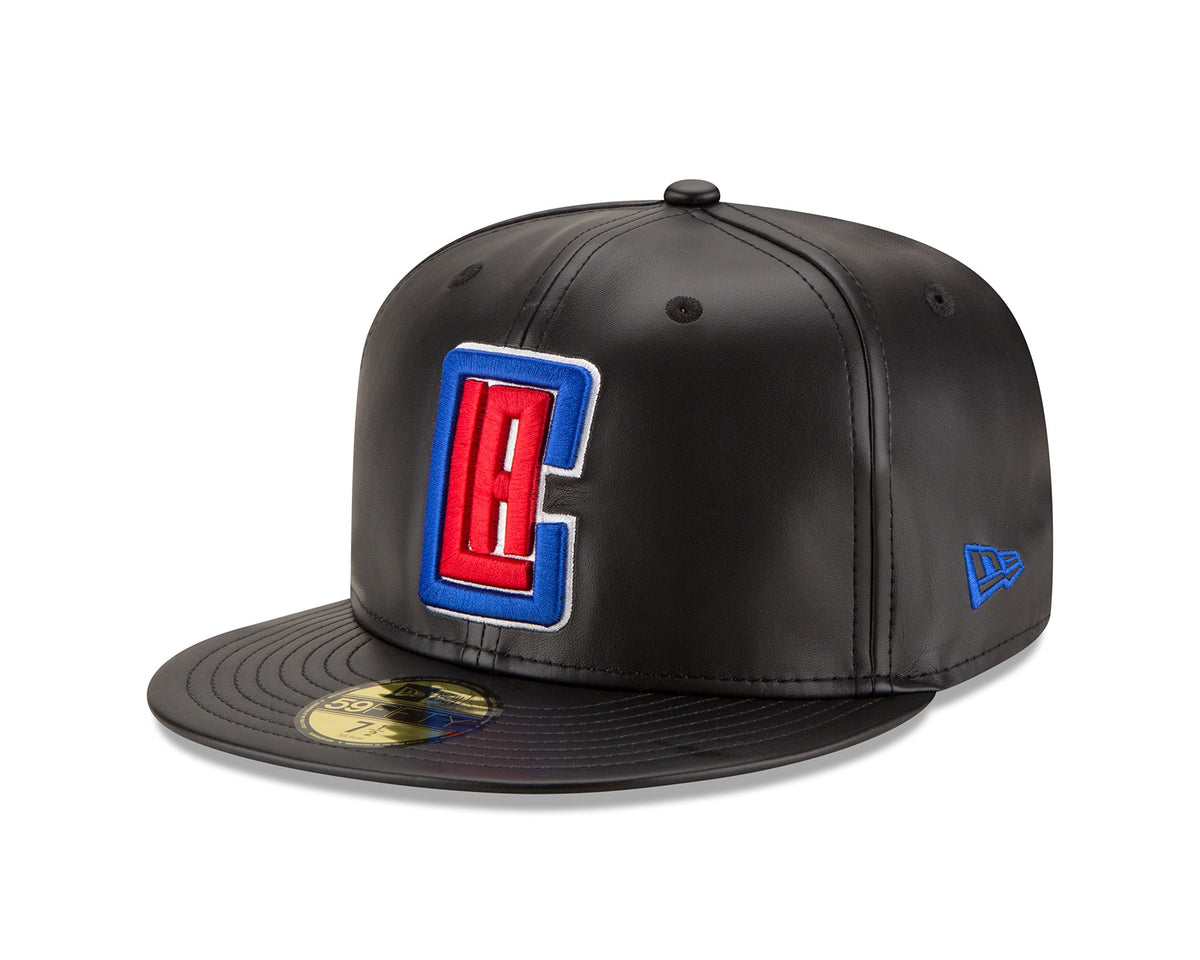 New Era NBA Men's Faux Leather 59FIFTY Fitted Cap