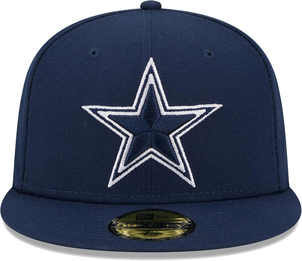 New Era Men's Navy Dallas Cowboys Main 59FIFTY Fitted Hat