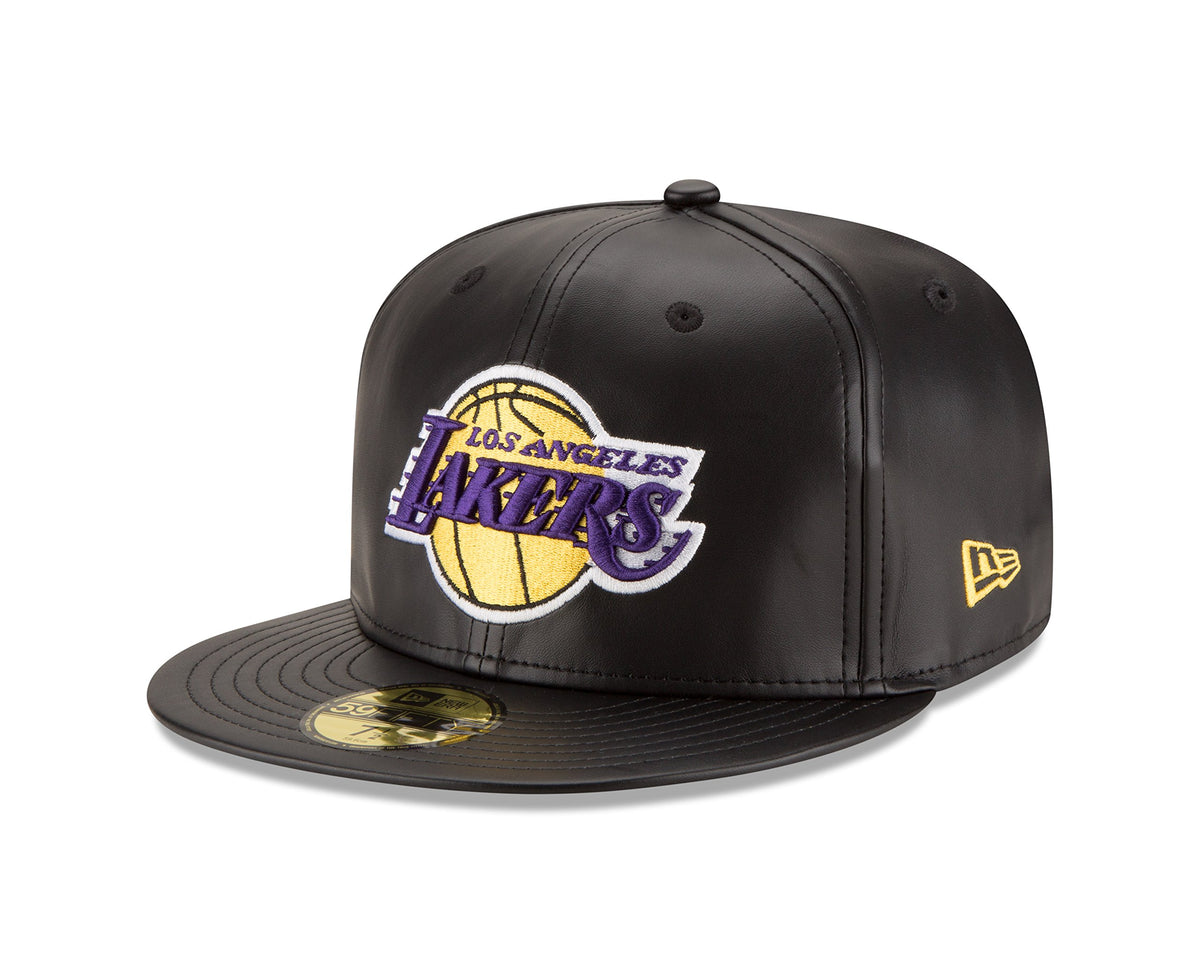 New Era NBA Men's Faux Leather 59FIFTY Fitted Cap