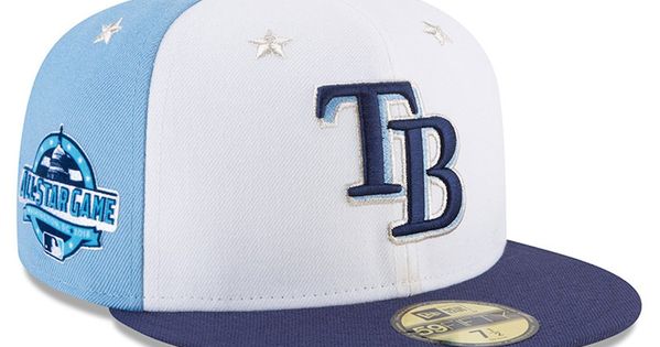Men's Tampa Bay Rays New Era White/Blue 2018 MLB All-Star Game On-Field 59FIFTY Fitted Hat