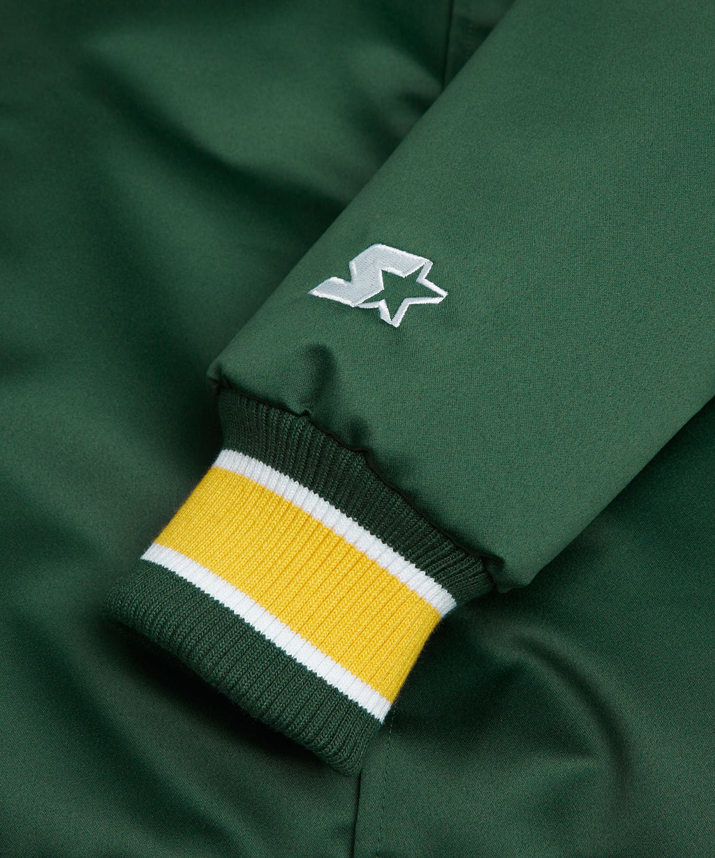 Men's HOMAGE x Starter Athletics Heavyweight Satin Jacket Green