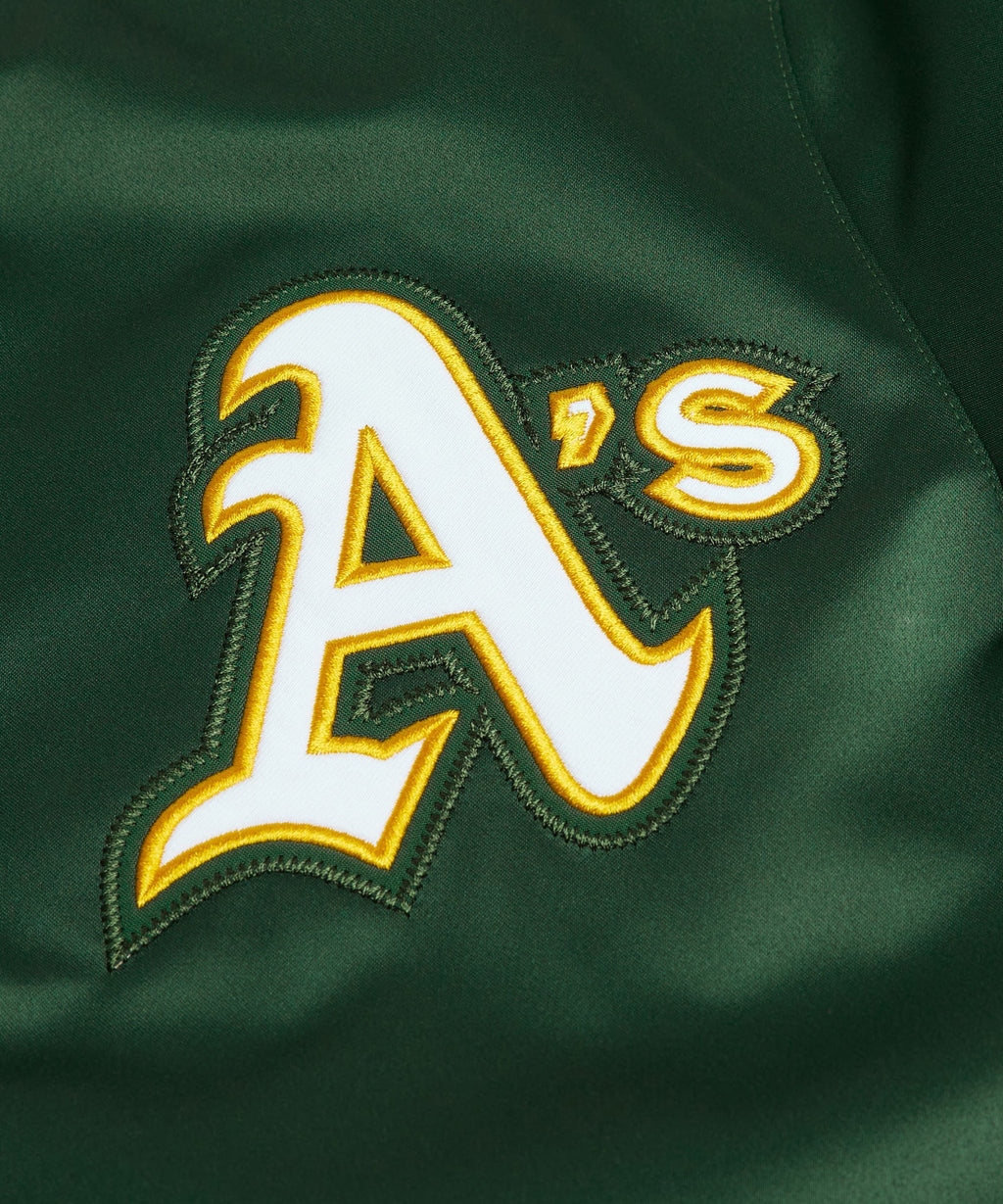 Men's HOMAGE x Starter Athletics Heavyweight Satin Jacket Green