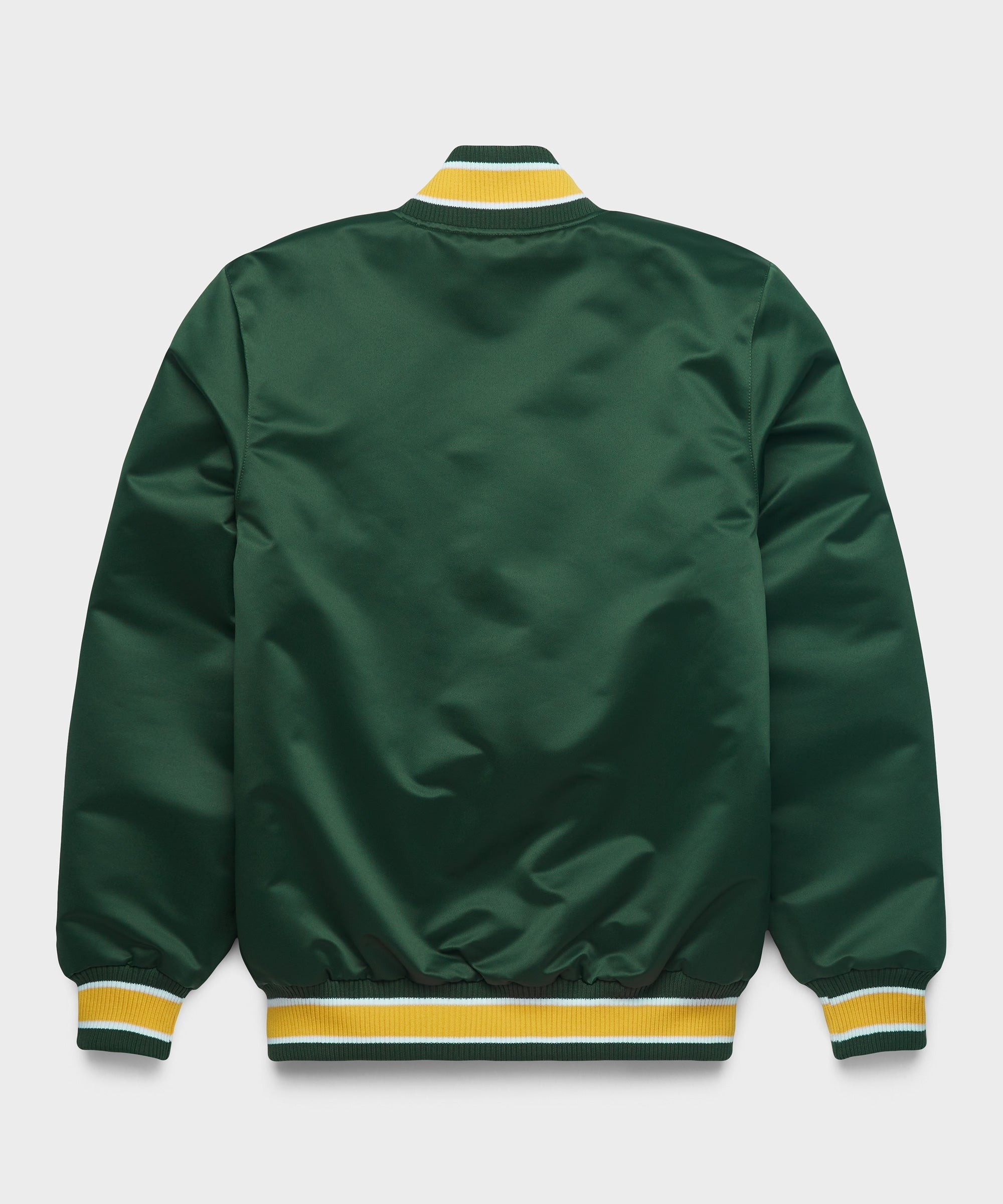 Men's HOMAGE x Starter Athletics Heavyweight Satin Jacket Green