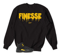 Men's ST Clothing Retro 12 Black Taxi Finesse Sweater Black