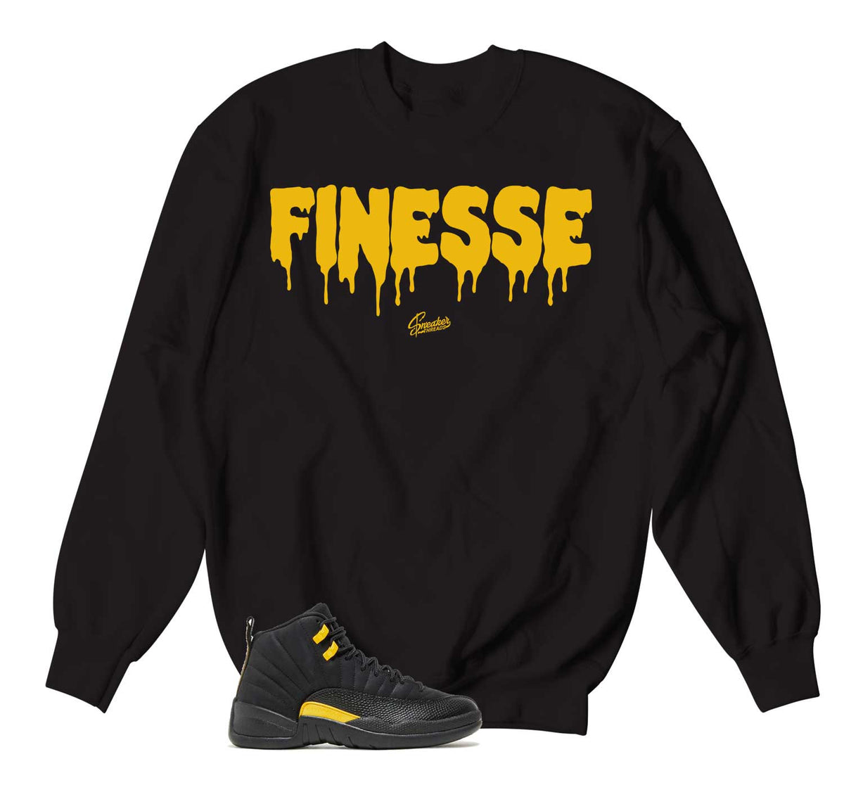 Men's ST Clothing Retro 12 Black Taxi Finesse Sweater Black