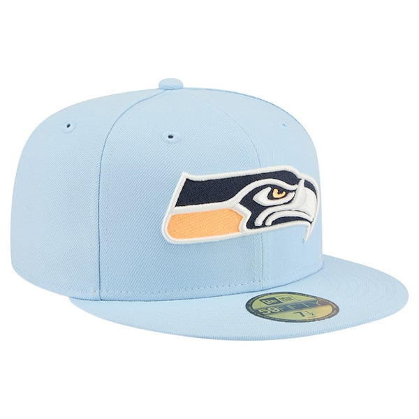 New Era Seattle Seahawks Coastal Blue 59FIFTY Fitted Hat