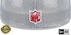 Men's New Era Atlanta Falcons TEAM-BASIC TRUCKER White 59FIFTY Fitted Hat