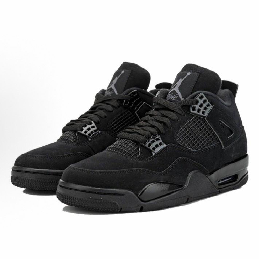Jordan 4 "Black Cat" Men's Retro Basketball Shoes Mid Top US 2025