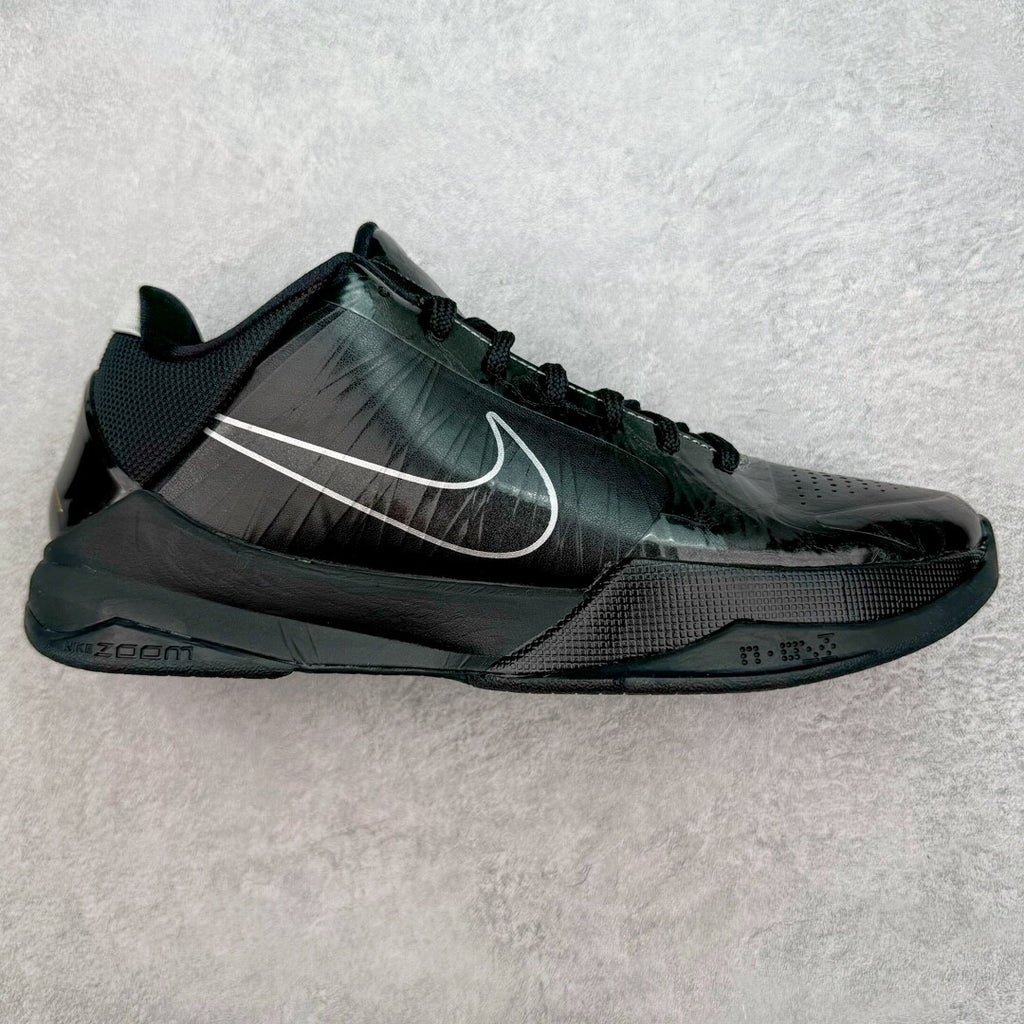 NK Zoom Kobe V5 2010 “BlackOut” Black 386429-003 Size 6.5-14