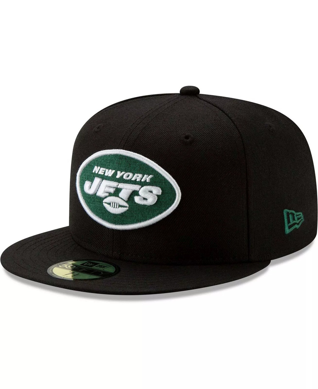 New York Jets Baseball Cap Era NFL Team 59FIFTY Fitted Hat - Black - NEW