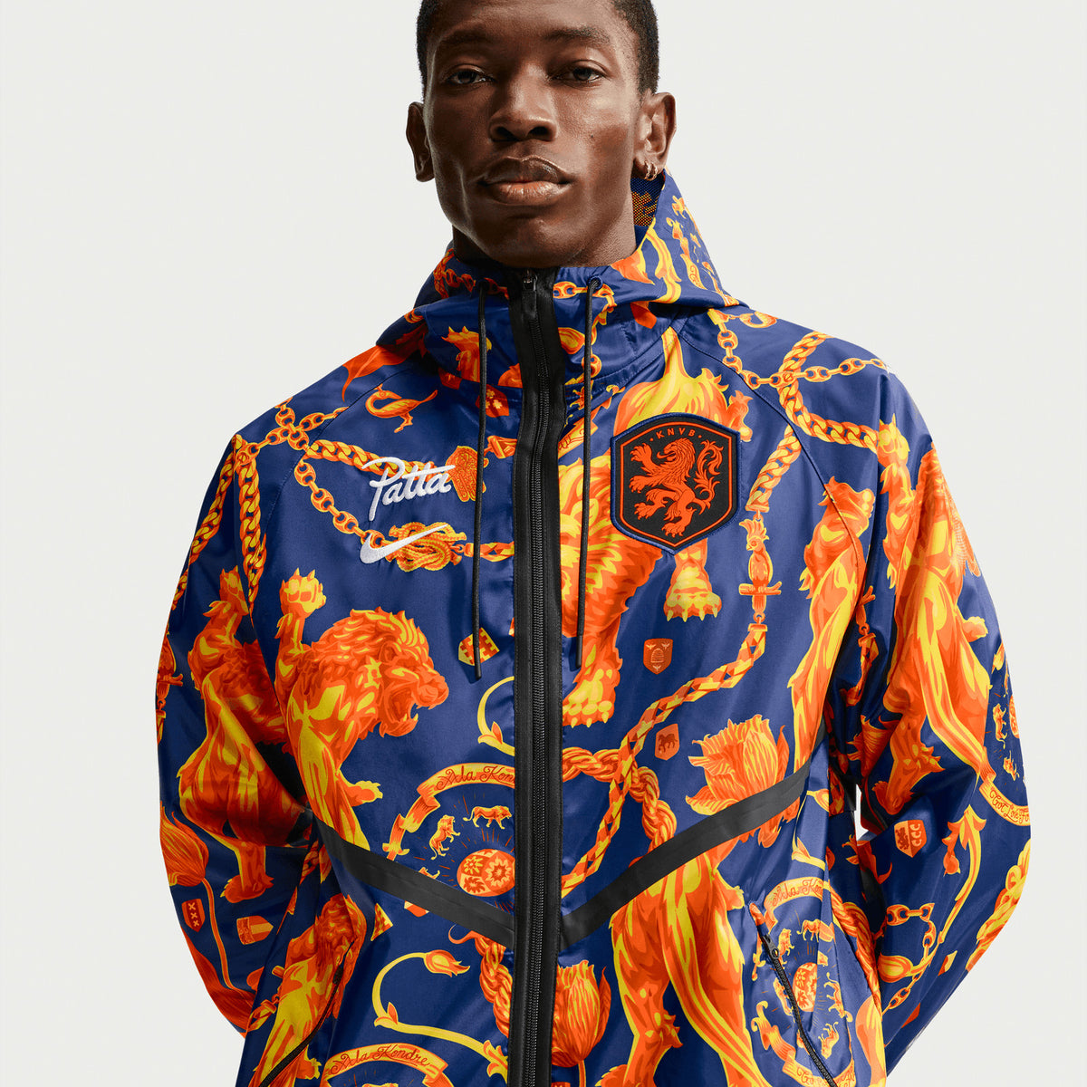 Nike x Netherlands x Patta Men's Anthem Jacket IH1617-455 multi size