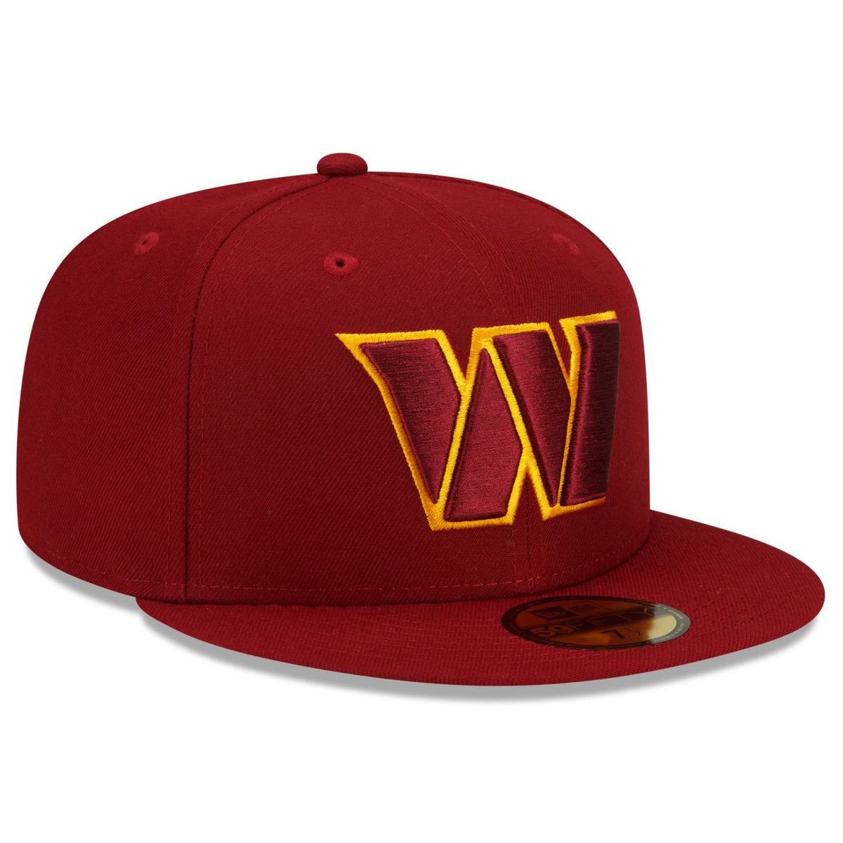 WASHINGTON COMMANDERS RARE Fitted New Era 59Fifty Cap NFL Sz 6 7/8-8 On Field Hat
