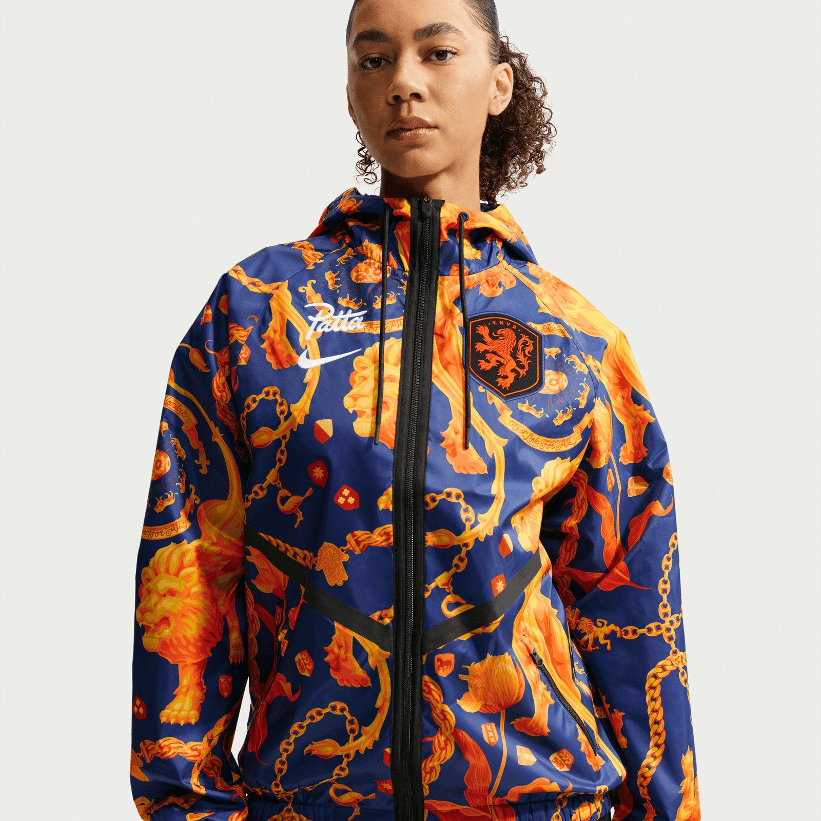 Nike x Netherlands x Patta Men's Anthem Jacket IH1617-455 multi size