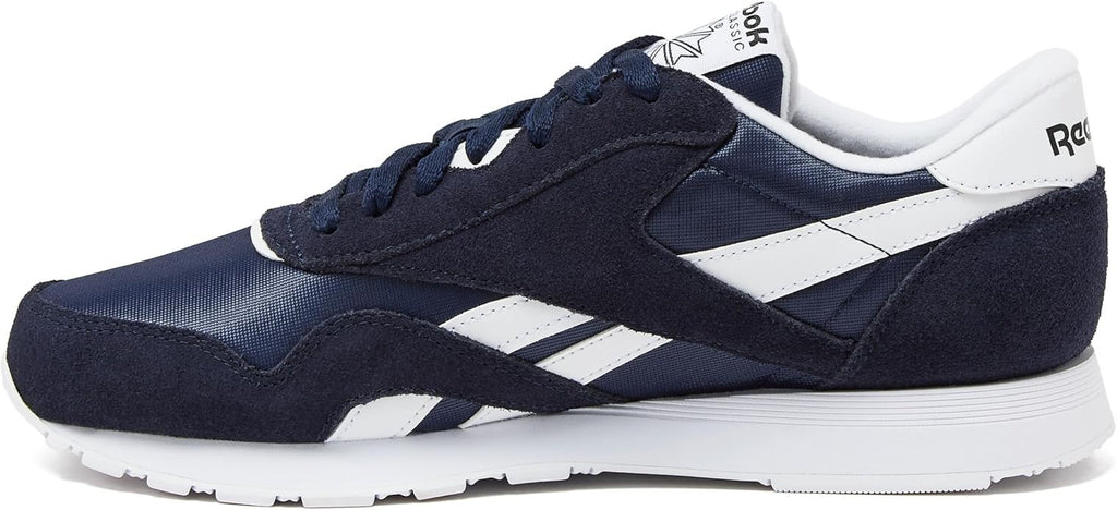 Men's Reebok Classic Nylon 100009276 Running Shoes Navy White New 100% Original