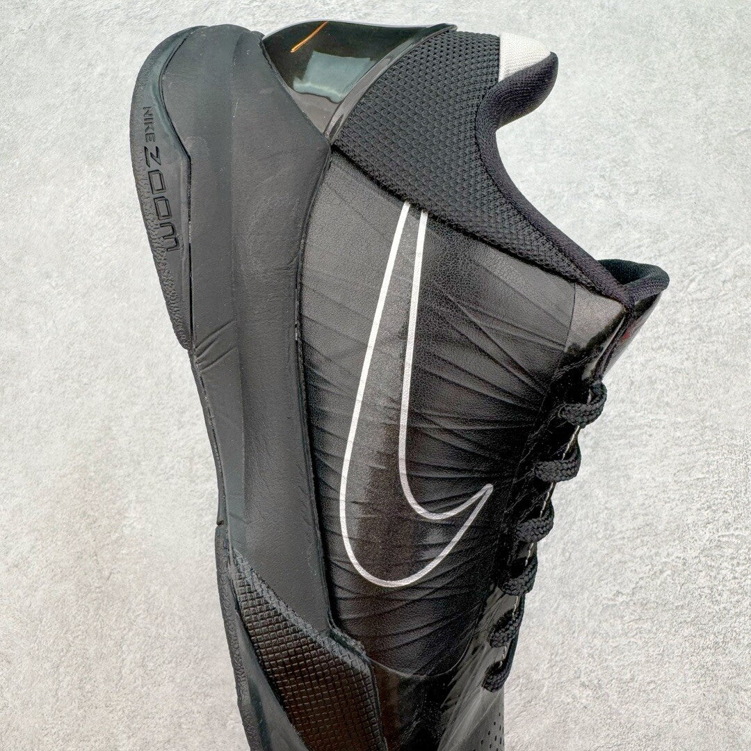 NK Zoom Kobe V5 2010 “BlackOut” Black 386429-003 Size 6.5-14