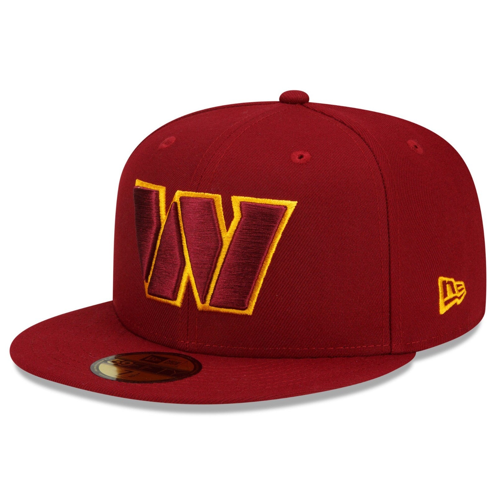 WASHINGTON COMMANDERS RARE Fitted New Era 59Fifty Cap NFL Sz 6 7/8-8 On Field Hat