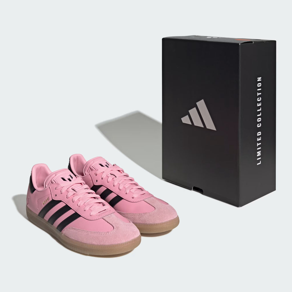 Adidas Samba Messi Men's Shoes Pink/Black/Gum .