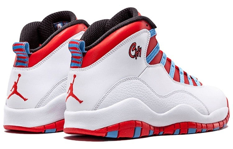 310805-114 Jordan Air Jordan 10 Retro Chicago Flag White/University Blue.