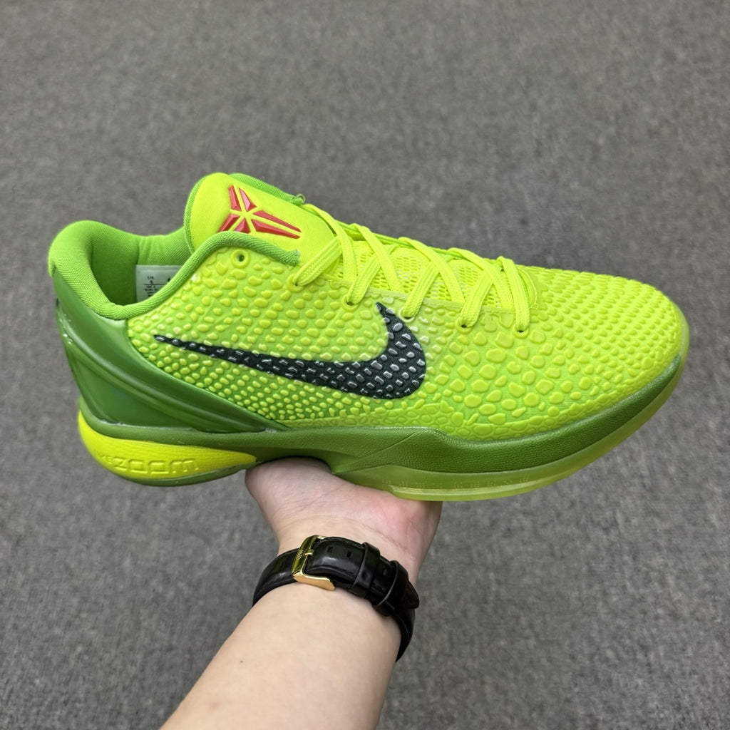 CW2190-300 NK Zoom Kobe 6 Protro Low Grinch 2020 Reverse Men's Size 4-14