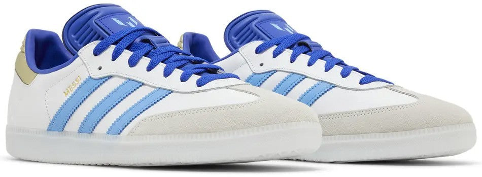 Lionel Messi x adidas Samba Indoor Spark Gen10s .