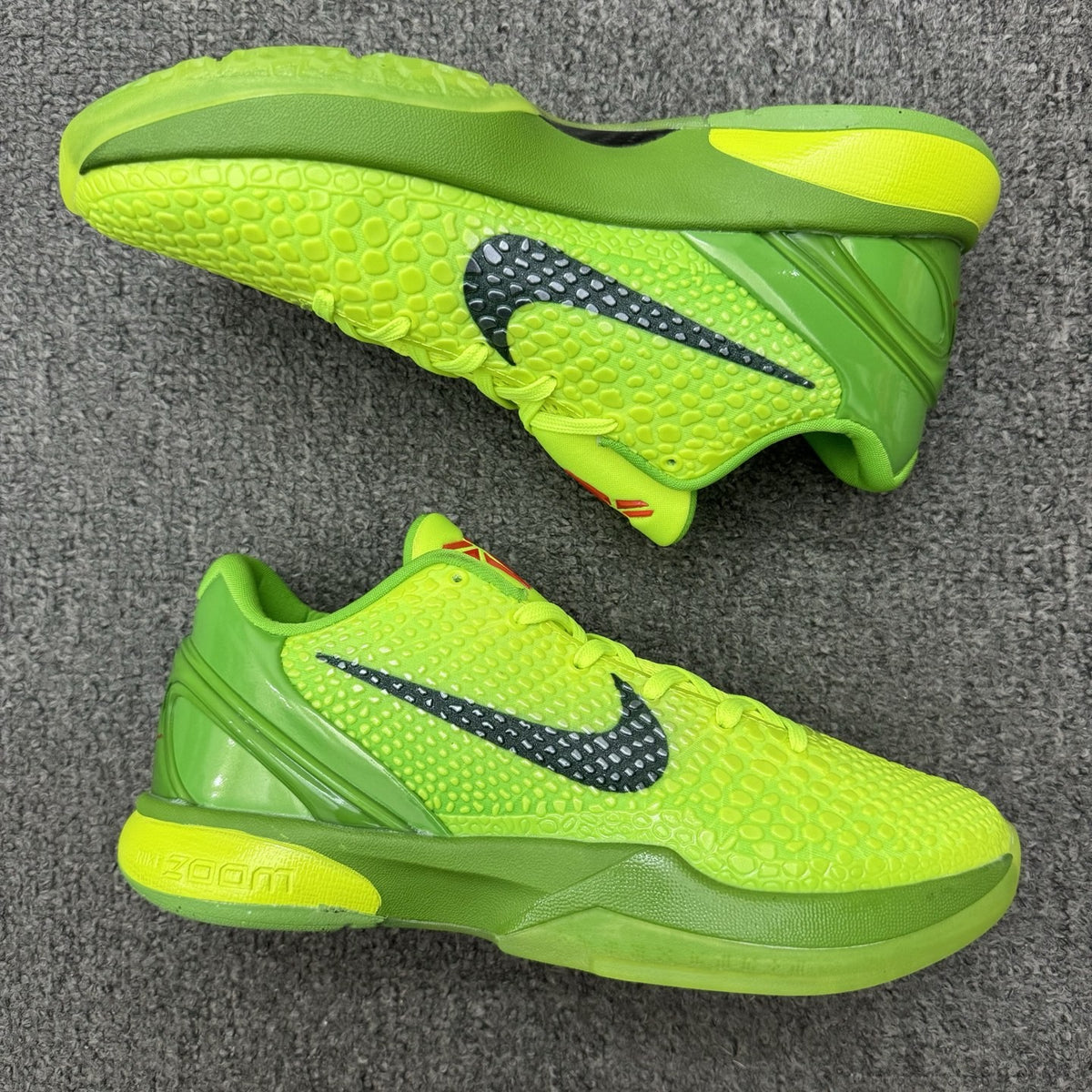 CW2190-300 NK Zoom Kobe 6 Protro Low Grinch 2020 Reverse Men's Size 4-14