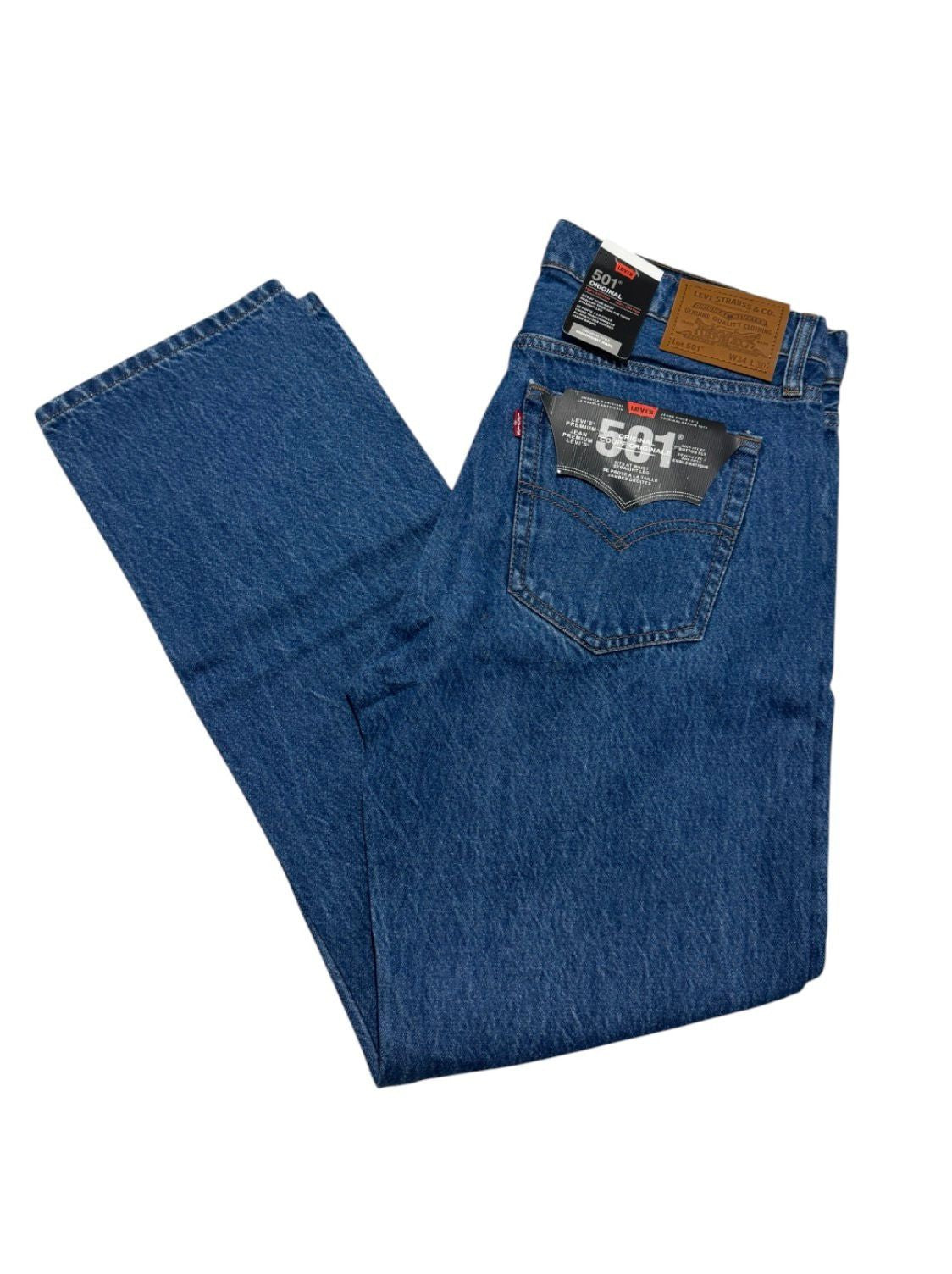 Levi’s 501 Men’s Denim Jeans Original Fit Straight Leg Casual L30 L32