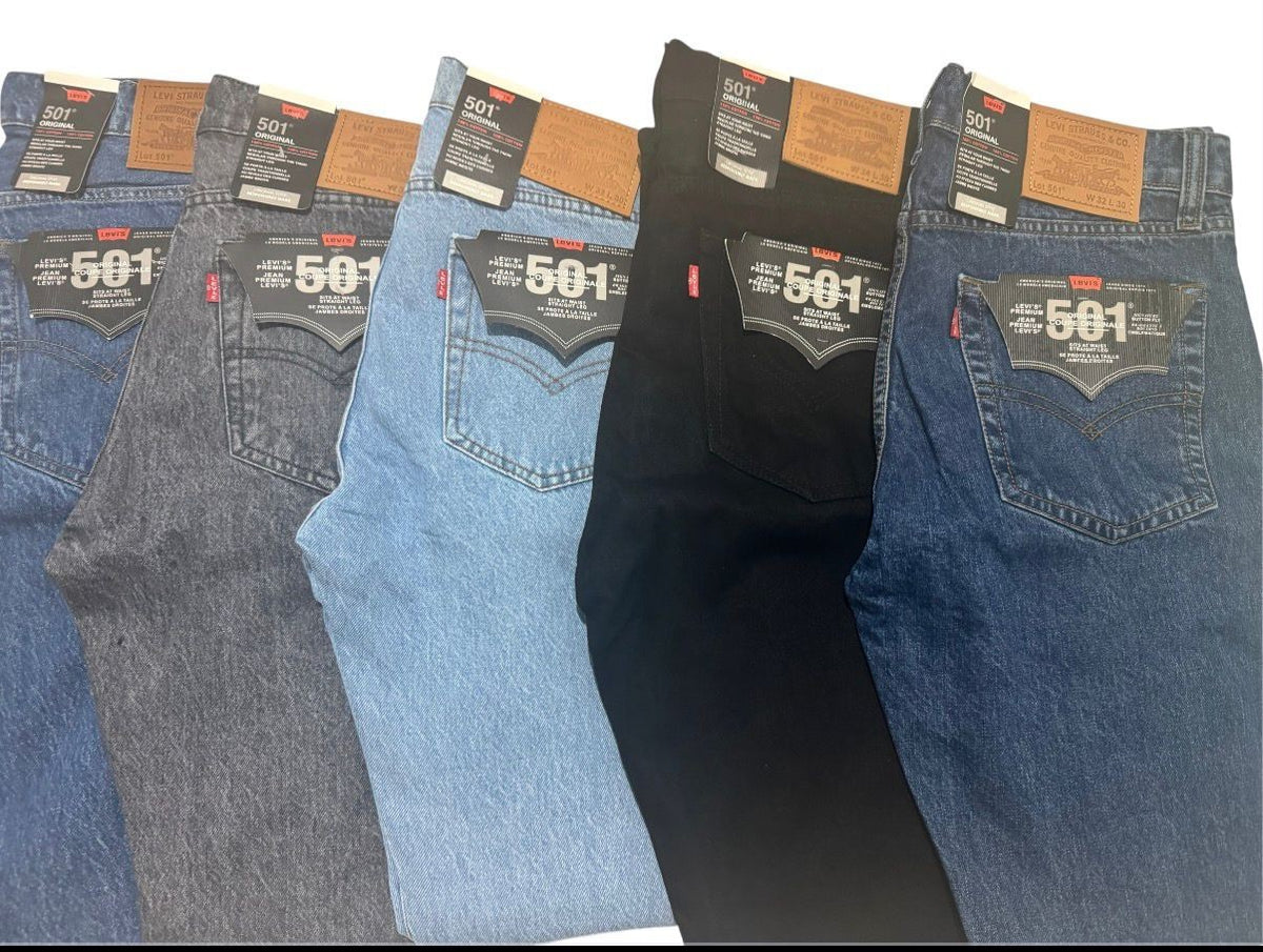 Levi’s 501 Men’s Denim Jeans Original Fit Straight Leg Casual L30 L32